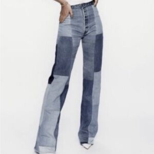RE/DONE  Jeans Levi’s x Amina Muaddi Women’s  Patchwork HighRise Denim  …